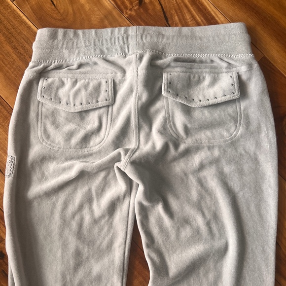 BCBGMaxAzria Velour Tracksuit Light Gray S - Picture 11 of 15